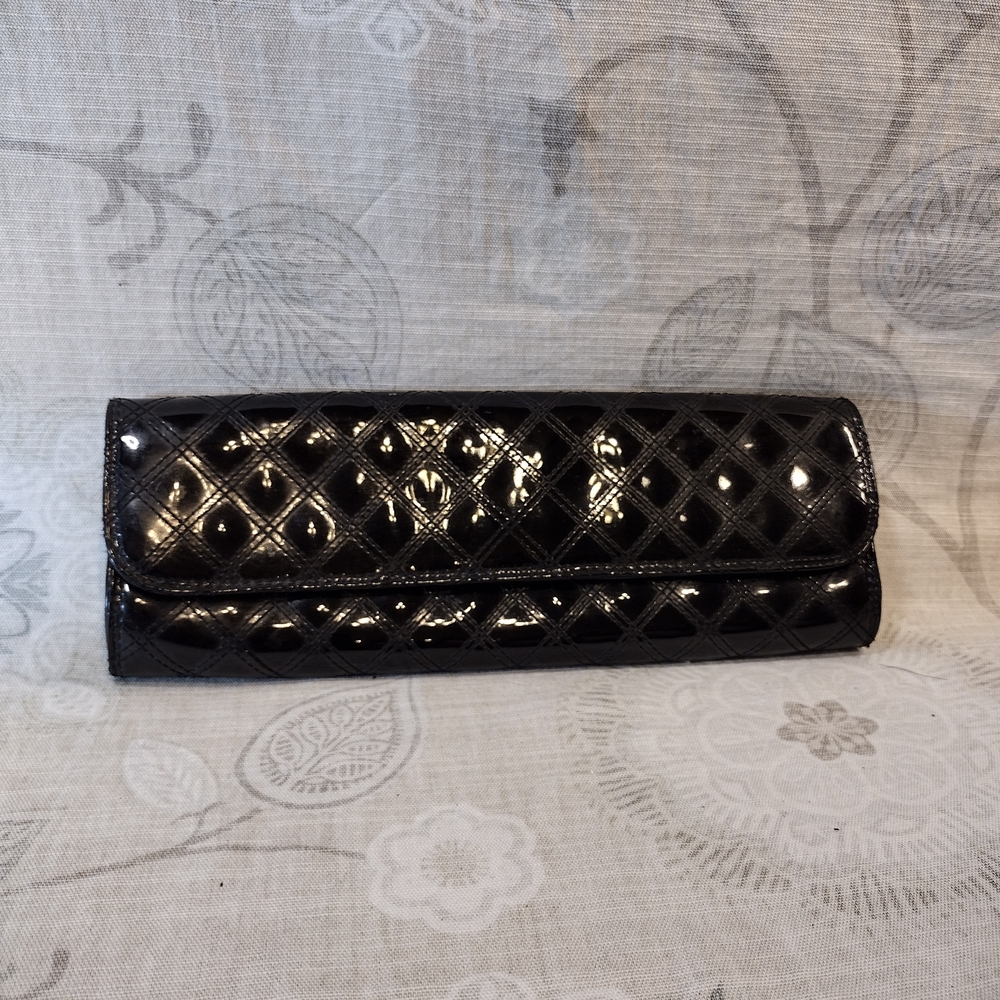 GAP Black Quilted Clutch